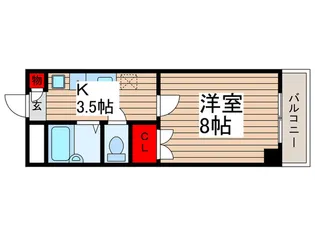 メゾン伊佐司【1階】の間取り