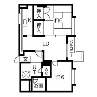 セカンドタウン【2階】の間取り