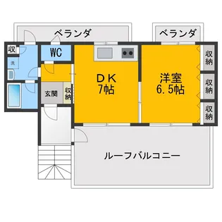 ルミエール市ヶ谷【4階】の間取り