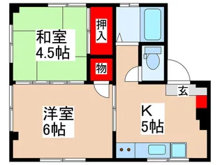 中野ビル【2階】の間取り