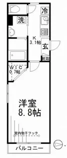 ハニーズ コーポ【2階】の間取り