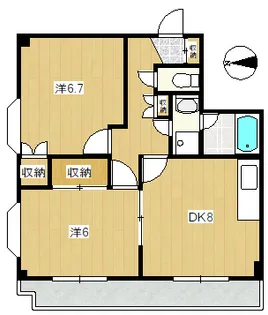 リュミエール【3階】の間取り