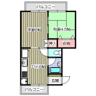 ヒルズ青葉台【2階】の間取り