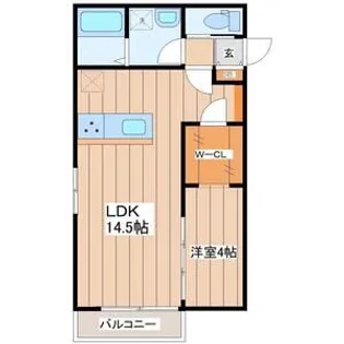 Lino小松島【2階】の間取り