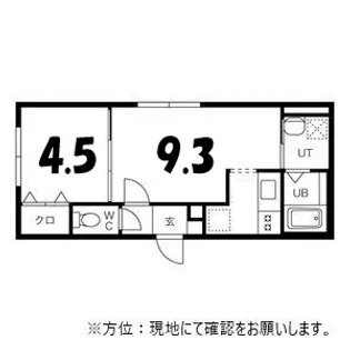 City force月寒(シティフォース月寒)【2階】の間取り