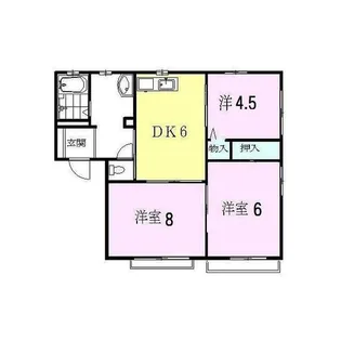 ヴァンヴェールII【2階】の間取り