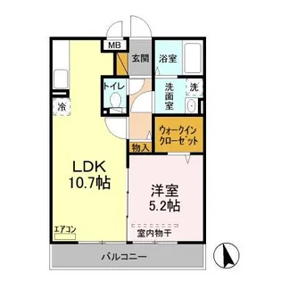 ピュア・エスプレッソ【3階】の間取り