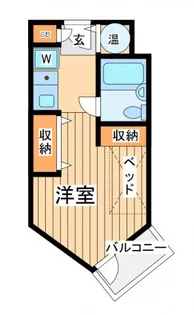 コスモヒルハウスB【5階】の間取り