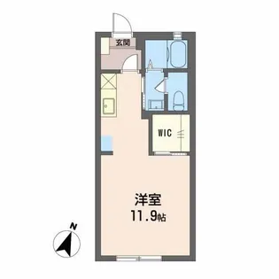 グランドール池田II【1階】の間取り