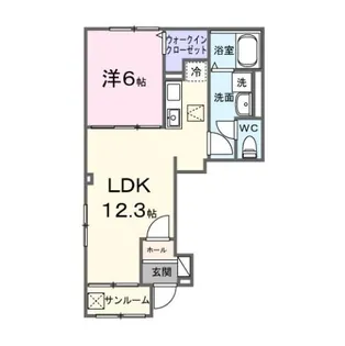 オリエンタルレジデンスVII【1階】の間取り