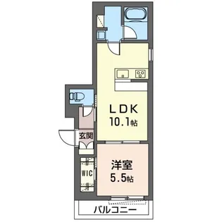 レガート【3階】の間取り