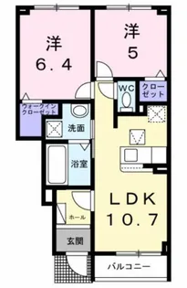 マーナ リエール【1階】の間取り
