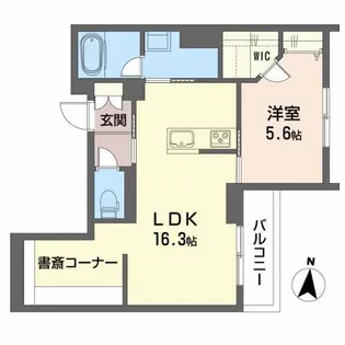 MONT BONHEUR【3階】の間取り