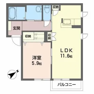 フォーレス【2階】の間取り