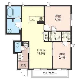 ライフパークIII【1階】の間取り