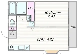 アメニティ清和【2階】の間取り