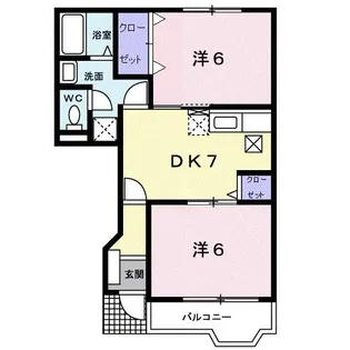 フォレステージA【1階】の間取り