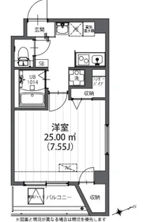 VISTA北池袋【6階】の間取り