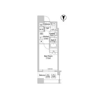 コンフォリア森下【2階】の間取り