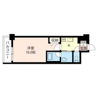 マストライフ南品川【5階】の間取り