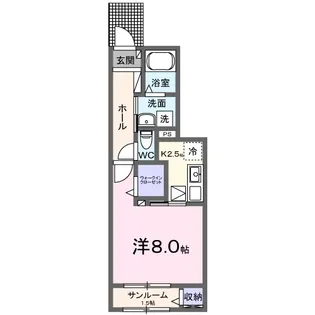 Villa 上ヶ倉【1階】の間取り