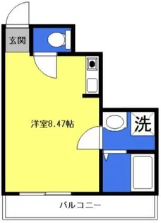 グランディール(妻田西3)【1階】の間取り