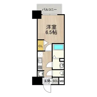 ArtizA新大阪D.C.【9階】の間取り