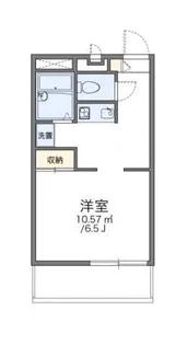 レオパレス豊南【3階】の間取り