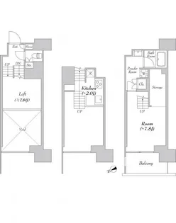 カナルフロント芝浦【6階】の間取り