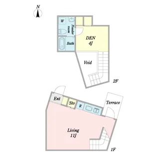MEGURO PARK HILLSの間取り