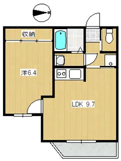 メゾンクレール【2階】の間取り