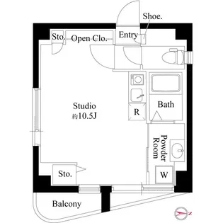 カヤホンゴウ【7階】の間取り