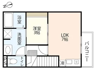 Fair court安東 No.1【2階】の間取り