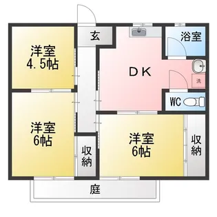 コーポ籾山【1階】の間取り
