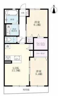 コンフォール田代【1階】の間取り