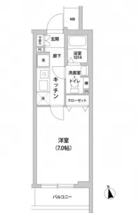 コンポジット宮前平【2階】の間取り