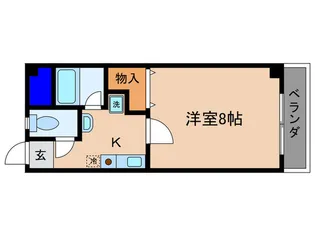 マンションきのこの森【4階】の間取り