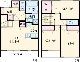 The Park.A棟の間取り