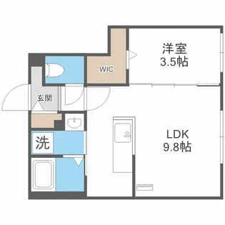 SERAM北9条【5階】の間取り