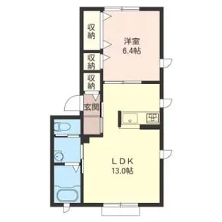 Libera妙蓮寺【2階】の間取り