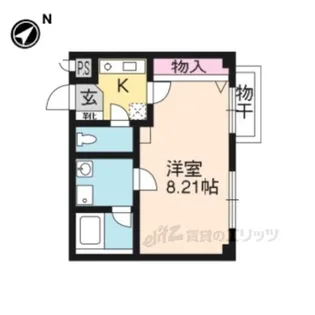 プラネシア星の子山科駅前【2階】の間取り