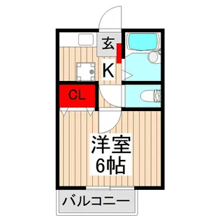 ソレアード・パルク【2階】の間取り