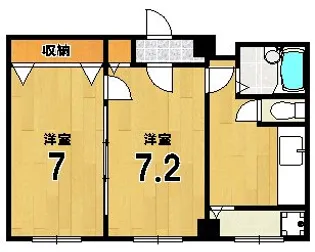 下鴨松柏【2階】の間取り