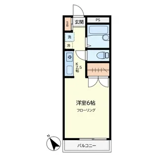 野沢パークハイツ【2階】の間取り