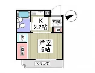 シンコーハイム小金井【3階】の間取り
