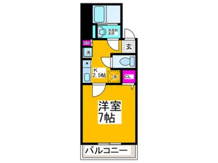 フォンテ-ヌ山之内【4階】の間取り