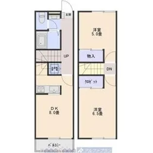 リッチヒルMの間取り