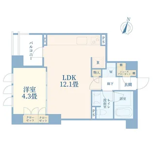 フォルム白金【4階】の間取り