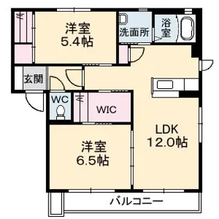 ベルテンポ神出【1階】の間取り