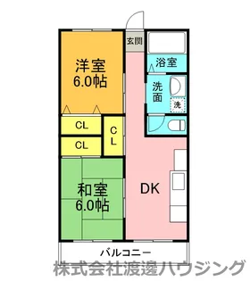 ハイツ幸和【1階】の間取り